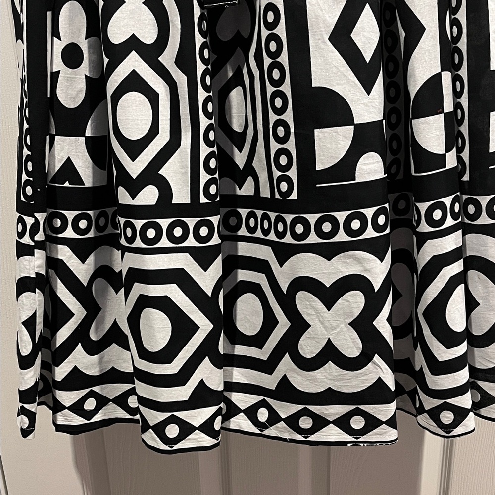 Advance Apparels‎ Monochrome Patterned A-Line Skirt 6 To 12 Small To Large - Picture 4 of 16
